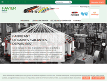 Tablet Screenshot of favier-group.com